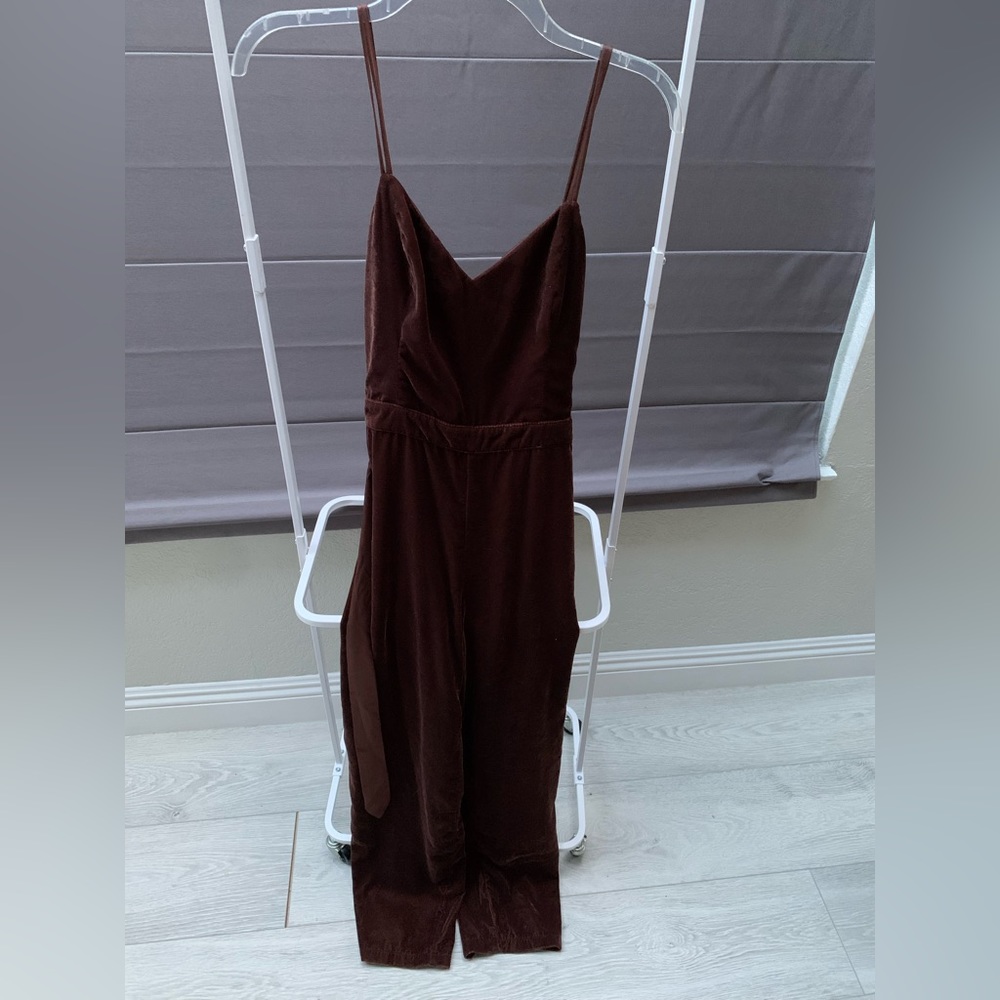 Abercrombie and Fitch X-small velvet jumpsuit